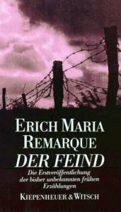 book cover of Der Feind: Erzählungen by 에리히 마리아 레마르크