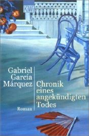book cover of Chronik eines angekündigten Todes by Gabriel García Márquez