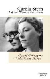 book cover of Auf den Wassern des Lebens: Gustaf Gründgens und Marianne Hoppe by Carola Stern