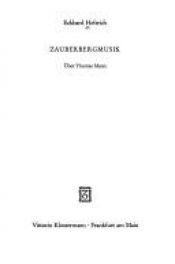 book cover of Zauberbergmusik. Über Thomas Mann. ( Das Abendland, Neue Folge 7.) by Eckhard Heftrich
