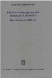 book cover of L'autoaffermazione dell'università tedesca. Il rettorato 1933-34 by Мартін Гайдеггер