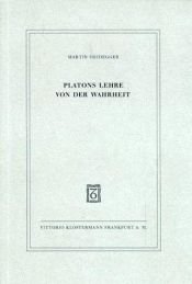 book cover of Platons Lehre von der Wahrheit (Mit einem Brief über den Humanismus ) by Martin Heidegger