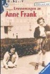 book cover of Erinnerungen an Anne Frank. Nachdenken über eine Kinderfreundschaft by Alison Leslie Gold