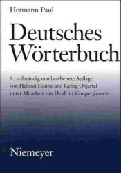 book cover of Deutsches Wörterbuch: 9., vollständig neu bearbeitete Auflage by Hermann Paul