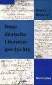 book cover of Neue deutsche Literaturgeschichte by Peter J. Brenner