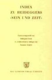 book cover of Index of Heideggers "Sein Und Zeit" by Martin Heidegger