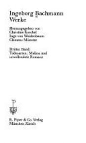book cover of Werke: 4 Bände by Ingeborg Bachmann