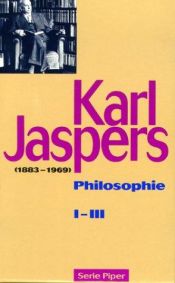 book cover of Philosophie I by Karl Jaspers