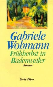 book cover of Frühherbst in Badenweiler by Gabriele Wohmann