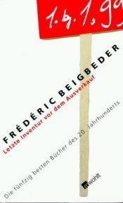 book cover of Dernier inventaire avant liquidation by Frederic Beigbeder