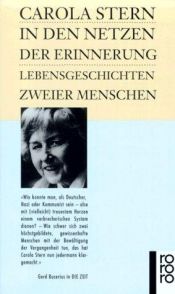 book cover of In den netzen der Erinnerung by Carola Stern