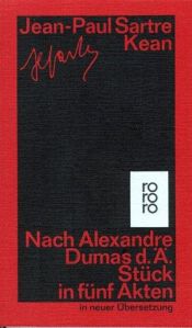 book cover of Kean by Jean-Paul Sartre