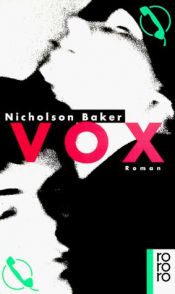 book cover of Vox by Nicholson Baker