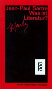 book cover of Was ist Literatur? by Jean-Paul Sartre