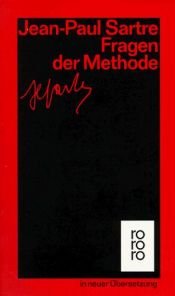 book cover of Fragen der Methode by Jean-Paul Sartre