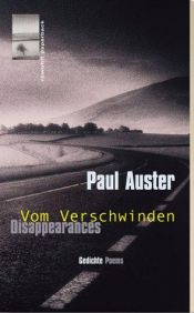 book cover of Disappearances : selected poems by Paul Auster