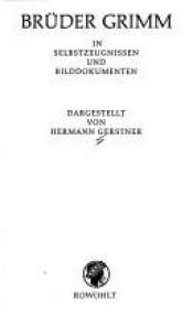 book cover of Brüder Grimm by Hermann Gerstner