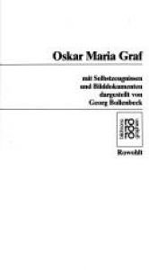book cover of Oskar Maria Graf: Mit Selbstzeugnissen und Bilddokumenten by Georg Bollenbeck