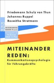 book cover of Miteinander reden: Kommunikationspsychologie für Führungskräfte by Friedemann Schulz von Thun