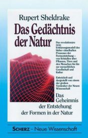 book cover of Das Gedächtnis der Natur by Rupert Sheldrake