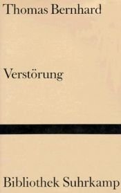 book cover of Verstörung by Thomas Bernhard