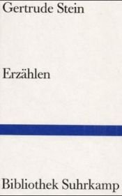 book cover of Erzählen vier Vorträge by Gertrude Stein