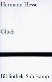 book cover of Glück. Späte Prosa by Hermann Hesse