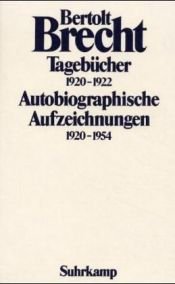 book cover of Diaries 1920-1922 by Bertolt Brecht