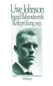 book cover of Ingrid Babendererde by Uwe Johnson