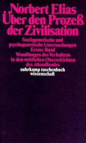 book cover of Über den Prozeß der Zivilisation by Norbert Elias