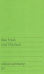 book cover of Le Comte Öderland by Max Frisch