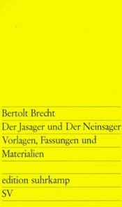 book cover of Der Jasager und der Neinsager by Bertolt Brecht