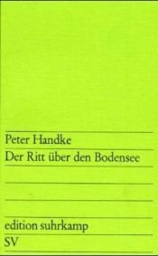 book cover of Der Ritt Ueber Den Bodensee by Peter Handke