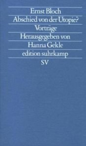 book cover of Abschied von der Utopie?: Vortrage by Ernst Bloch