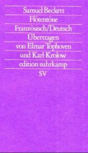 book cover of Flötentöne (dt by Samuel Beckett