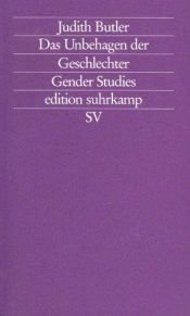 book cover of Das Unbehagen der Geschlechter by Judith Butler