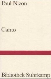 book cover of Canto by Paul Nizon