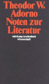 book cover of Noten zur Literatur by Theodor W. Adorno