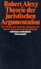 book cover of Theorie der juristischen Argumentation by Robert Alexy