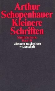 book cover of Sämtliche Werke: Kleinere Schriften: Bd 3 by อาเทอร์ โชเพนเฮาเออร์