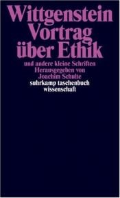 book cover of Vortrag über Ethik und andere kleine Schriften by Ludwig Wittgenstein