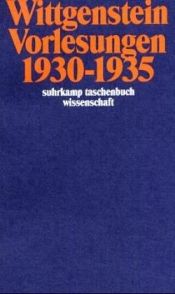 book cover of Vorlesungen 1930-1935 by Ludwig Wittgenstein