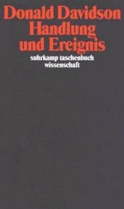 book cover of Handlung und Ereignis by Donald Davidson