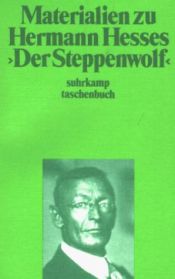 book cover of Materialien zu Hermann Hesses Der Steppenwolf by Volker Michels (editor)