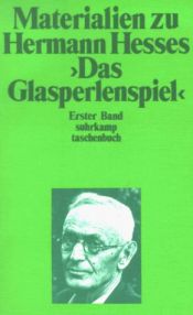 book cover of Suhrkamp Taschenbücher, Nr.80, Materialien zu Hermann Hesse 'Das Glasperlenspiel' by हरमन हेस