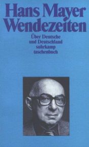 book cover of Wendezeiten by Hans Mayer