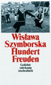 book cover of Hundert Freuden Gedichte by Wisława Szymborska