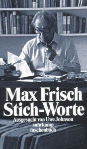 book cover of Stich-Worte by Max Frisch