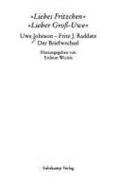 book cover of »Liebes Fritzchen« - »Lieber Groß-Uwe«: Der Briefwechsel by Uwe Johnson