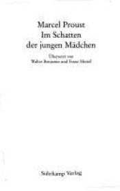 book cover of Gesammelte Schriften. Suppl. 2, Marcel Proust: Im Schatten der jungen Mädchen by Walter Benjamin